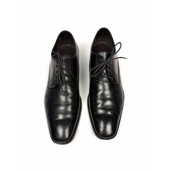 Leather Men\'s Shoes To Boot New York Black Oxfords Men\'s Size 10 Cap Toe Italy main image 12